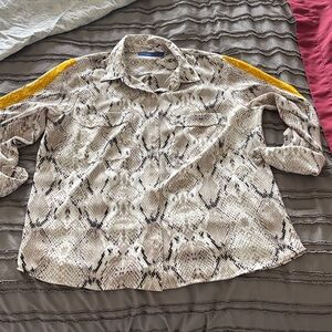 💛2 for $15! Apt. 9 Snakeskin Print Blouse